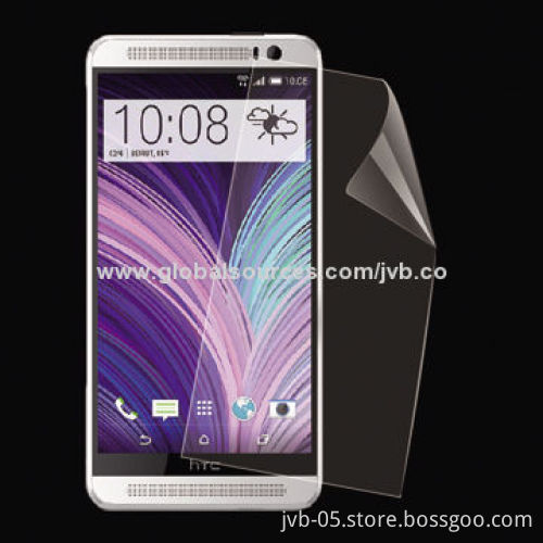 Clear HD Screen Protector Skin/Shield for HTC One M8, Made of PET Material
